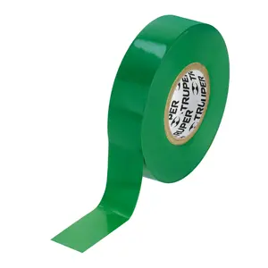 Cinta aislante BOX 8 de 18 m x 19 mm, verde, TRUPER - Product Image 1