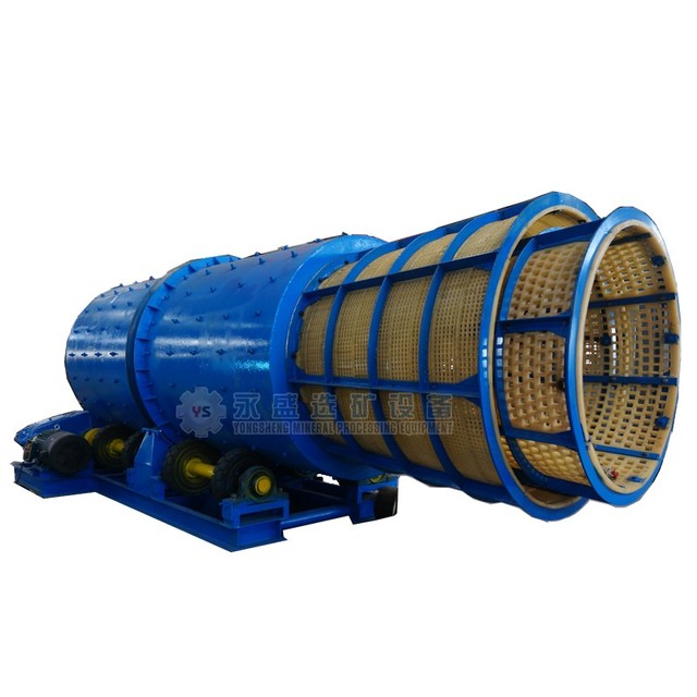 Beach Sand Washing Plant Sea Silica Sand Washing Rotary Scrubber Machines