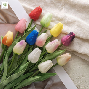 Fiori Artificiali di Tulipano Mini in PU, Effetto Realistico, per Decorazioni Casa, Matrimoni, Feste, Centrotavola - Product Image 3
