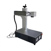 Machine de marquage laser à fibre portable de 100 W pour la gravure sur métal