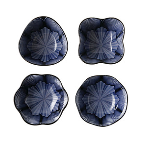 Petite coupelle à sauce <span class=keywords><strong>en</strong></span> porcelaine de style japonais, compatible micro-ondes, sous glaçure, créative, pour fondue, style Instagram - Product Image 5
