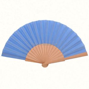 Personalize Wooden Hand Made Fans Custom Printed Logo Folding High Quality Personalized Wood Hand Held Fan Advertising Fan - Product Image 4
