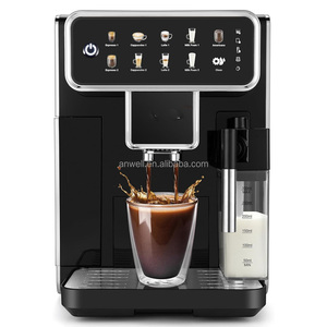 Anwell Commercial <b>Fully</b> <b>Automatic</b> Italian Professional Espresso <b>Machine</b> 6 in 1 Cappuccino Milk Kaffee Latte Hot 15 Bar 20 Bar - Product Image 3