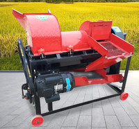 Petite machine à décortiquer le blé, le riz, le maïs, le soja, l'orge et le paddy, à moteur, haute capacité, pour les petites exploitations agricoles