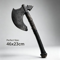 Kapak Viking Plastik Aman untuk Grosir, Pedang Tunggal Barbarian, Prop Cosplay untuk Pesta Halloween, LARP, Permainan Peran, Senjata Kostum