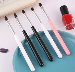Pinceau UV ovale et plat Offre Spéciale d'art d'ongle de brosse d'ongle de gel - Product Image 2