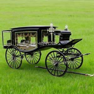 Black Trailer High-quality Electric Retro Funeral Car/electric Classic Hearse Nigeria Hot Sale - Product Image 3