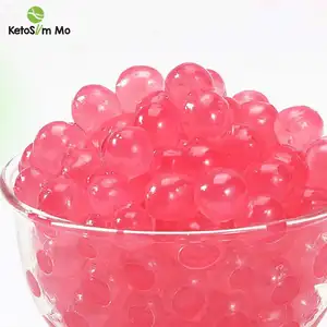 Sabor Frutas Premium Boba Bubble Pearl Ball Taiwan Bubble Tea Ingredientes Pérolas Estourando Cristal Konjac Estourando Pérolas