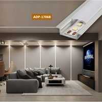 1pcs 0.5m 1m 2m Multifonctionnel LED Aluminium Profile Strip Light Embedded Installation for Ceiling Wall Art