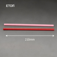 Pailles en plastique en forme de cœur de tailles variées 210 mm 230 mm, jetables, pour jus et smoothies, vente en gros pour événements commerciaux