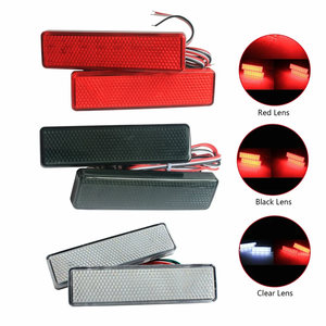 ANG RONG 09160858 7700353184 4500558 <span class=keywords><strong>Feu</strong></span> arrière LED Réflecteur <span class=keywords><strong>de</strong></span> pare-chocs arrière <span class=keywords><strong>de</strong></span> voiture Rouge Blanc pour <span class=keywords><strong>Opel</strong></span> Vauxhall <span class=keywords><strong>Vivaro</strong></span> Renault - Product Image 3