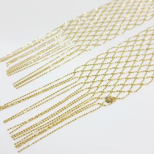 Collier ras de cou en or 18 carats Lariat de créateur de bijoux fins de conception fluide pour un usage quotidien - Product Image 3