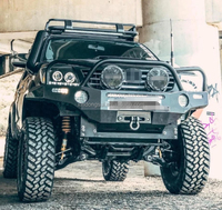 Dongsui off Road Pickup Truck Pare-chocs avant en acier résistant avec LED Durable Truck Bull bar pour Toyota Hilux Vigo 2012-2014