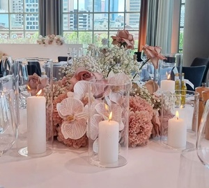 Supercandle 100 pièces en vrac, bougies piliers d'église à double mèche, de haute qualité, blanches, diamètre 7x15 cm, naturelles, sans fumée, non parfumées - Product Image 3