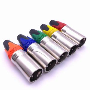 <span class=keywords><strong>Conector</strong></span> de varios colores <span class=keywords><strong>xlr</strong></span> 3 pin dmx, hembra, rojo, naranja, verde, azul, amarillo, 3 pines, macho, 3 p - Product Image 3
