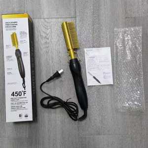 Lisseur et fer à cheveux avec brosse-peigne, utilisation humide/sèche, qualité hôtelière, 3 réglages de température, chauffe rapide - Product Image 4