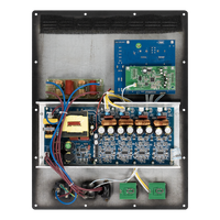 Système de sonorisation PA actif professionnel 2.1 Classe D DSP 500W 55Hz-18KHz Bois/Métal Extérieur Équipement audio professionnel Noir CE