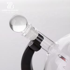 Decantador de Whisky de Vidrio de 1000 ml con Forma de Globo Terráqueo, Juego con 4 Vasos de Whisky con Grabado de Globo Terráqueo para Licores, Cócteles, Bourbon, Vodka, Artículos de Bar - Product Image 2