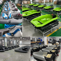 Planche de surf électrique de course 72V 18KW, corps léger en EPP pour les sports nautiques à grande vitesse sur lac et plage