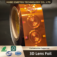 Échantillon Gratuit Disponible – Film de Marquage à Chaud 3D Effet Lentille pour Produits Chimiques Quotidiens – Rouleaux de Film de Transfert à Chaud – Papier Film de Transfert à Chaud