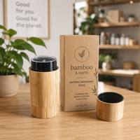 Envase Ecológico de Bambú para Desodorante en Barra, Recargable, de 15g, 30g, 50g y 75g, Envase de Madera Natural para Productos de Cuidado de la Piel, Venta al Por Mayor