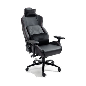 Aleación de aluminio 4D Pies de acero mate Azul Negro Silla para juegos <span class=keywords><strong>Iskur</strong></span> Gamer Silla Ra Zer <span class=keywords><strong>Iskur</strong></span> Cojín lumbar incorporado Silla para juegos - Product Image 4