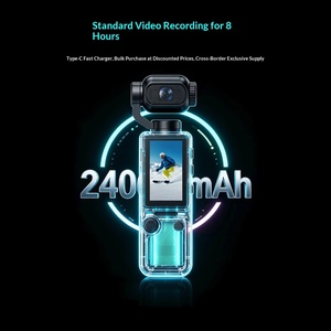 Nouvelle caméra de poche à stabilisateur portable, caméra d'action 4K pour vlog, <span class=keywords><strong>enregistreur</strong></span> portable avec carte TF pour les voyages <span class=keywords><strong>et</strong></span> l'enregistrement - Product Image 1