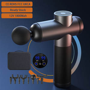 Pistol Pijat Getar Layar Sentuh LED untuk Relaksasi Otot Jaringan Dalam, Cocok untuk Aplikasi Tubuh, dari Factory Athletes Gym Fitness - Product Image 1