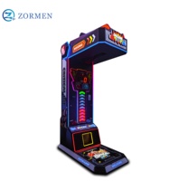 Zormen Máquina de Boxeo Arcade de Última Generación con Marco Brillante Futurista, Novedad que Atrae la Atención, para Centros Comerciales, Bares, Alquiler, Operada con Monedas
