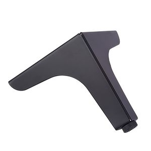 Patas Metálicas Modernas en Forma de L, Color Negro y Dorado, para Muebles de Sala de Estar o Taller, Repuesto para Sofás, Sillas y Gabinetes, Fácil Instalación - Product Image 1