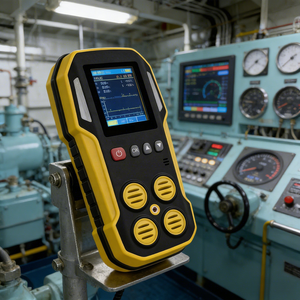 Detector de Gases Múltiples Portátil para Entrada en Espacios Confinados, Medidor de H2S, CO, O2, <span class=keywords><strong>CH4</strong></span> con Clasificación de Impermeabilidad IP66 - Product Image 5