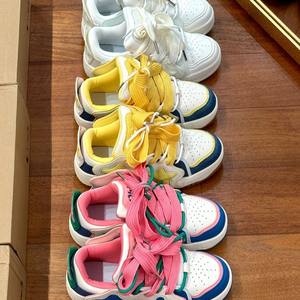 Baskets décontractées pour femmes, plateforme tendance, multicolores, lacets épais, style streetwear, skateboarding, confortables, tige en PU, semelle intermédiaire en caoutchouc - Product Image 2