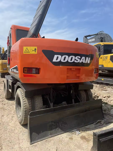 Excavadora de ruedas Doosan 150 usada confiable con capacidad de 15 toneladas Horas DE TRABAJO bajas Componentes principales-Motor Engine Gear para la venta - Product Image 4