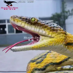 Ciência museu alta simulação engraçado modelo animatronic animais em modelo show
