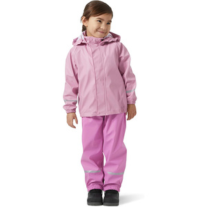 Impermeable para Niñas en Oferta, Ropa Infantil, Impermeable de Plástico PU Reciclado con Capucha y Ropa de Lluvia para Niños - Product Image 2