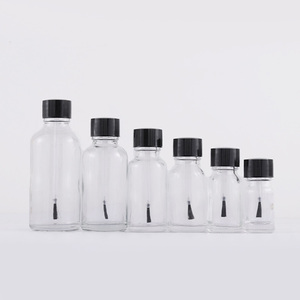 Botella de aceite esencial con tapa de pincel ámbar de 5-50 ml en stock de fábrica, botella de pegamento, pincel transparente para esmalte de <span class=keywords><strong>uñas</strong></span> - Product Image 5