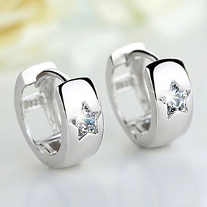 Fashion Star Ear <b>Cuff</b> <b>Earrings</b> For Women Sparkle Stone Star <b>Earrings</b> Daily Wear Gift Jewelry Wholesale - Product Image 1