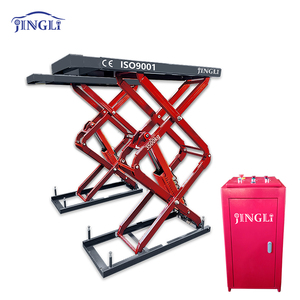 Lift Mobil Gunting Elektro Hidrolik Bawah Tanah Kapasitas Angkat 4000kg untuk Gedung Tinggi - Product Image 2