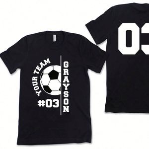 Front and <b>Back</b> Custom Text Shirt Personalized Custom Your Photo Shirt Matching Custom Business Logo <b>T</b> Shirt - Product Image 1