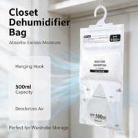 Sachet déshydratant solide multifonctionnel pour armoire et usage domestique, absorbant l'humidité, à suspendre ou à poser en intérieur