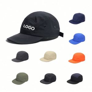 หมวกแคมป์ปิ้งไนลอน 5 ชิ้นแบบกำหนดเอง กันน้ำ พิมพ์โลโก้สะท้อนแสง หมวกกีฬาวิ่งสำหรับการเดินทาง - Product Image 1