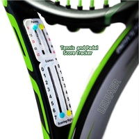 Compteur de points mécanique auto-adhésif pour raquettes de tennis ou de padel – Kit de suivi des scores fin et attachable