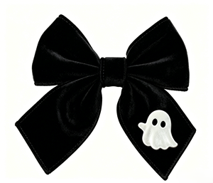 Épingles à cheveux pour enfants Aile de chauve-souris noire Pinces à cheveux Bling Glitter Black Bat with Spider Ghost Dress <span class=keywords><strong>Up</strong></span> Costume Halloween Hair Bow - Product Image 3