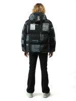 Veste d'hiver unisexe en PU, veste matelassée épaisse avec capuche amovible, tenue pour les amoureux, veste de couple