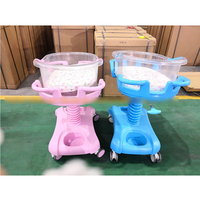 Lit bébé de luxe réglable pour fille avec matelas