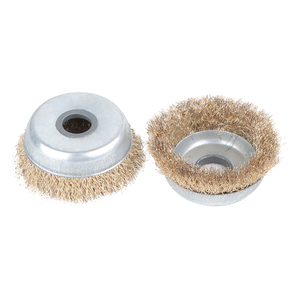 <span class=keywords><strong>Brosse</strong></span> circulaire à sertir avec nœud torsadé en acier pour <span class=keywords><strong>meuleuse</strong></span> - Product Image 1