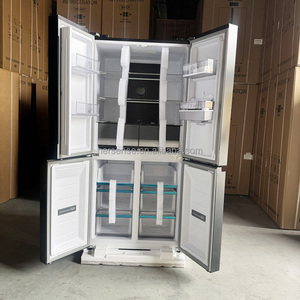 Refrigerador de Puerta Cruzada Negro Mk632 de 33 Pulgadas con Acabado Mate, Dispensador de Agua y Bloqueo para Niños para el Mercado Europeo y Uso Doméstico - Product Image 5