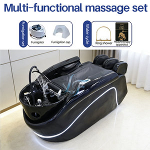 <span class=keywords><strong>Lit</strong></span> de massage SPA <span class=keywords><strong>électrique</strong></span> 4D avec <span class=keywords><strong>relaxation</strong></span> corporelle complète, design moderne, table de lavage de cheveux de luxe pour les centres de beauté - Product Image 4