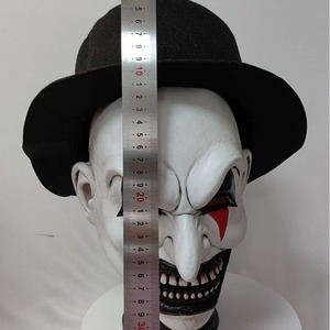 Máscara <span class=keywords><strong>de</strong></span> payaso Máscara <span class=keywords><strong>de</strong></span> cara <span class=keywords><strong>completa</strong></span> <span class=keywords><strong>de</strong></span> Halloween Cubierta <span class=keywords><strong>de</strong></span> cabeza <span class=keywords><strong>de</strong></span> látex Cubierta <span class=keywords><strong>de</strong></span> cabeza <span class=keywords><strong>de</strong></span> terror Tricky Scary Costume Props Movie Face Mask Cosplay Props - Product Image 2