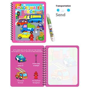 <span class=keywords><strong>Livre</strong></span> de peinture à l'eau magique pour enfants avec stylo à eau clair Graffiti répété reliure parfaite pour l'impression en carton de la maternelle - Product Image 1